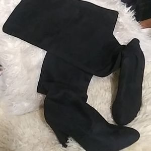 Steve Madden suede pull on boots sz 8